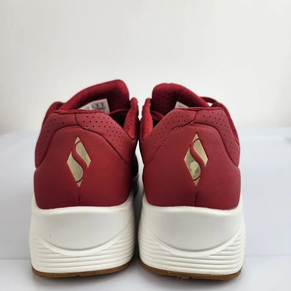 Skechers Women's Red Sneakers Size 6 Memory Foam Athletic Walking Shoes - Picture 6 of 15